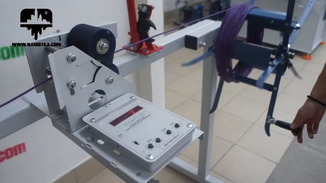 Станок для перемотки кабеля, провода, троса, каната, длинномерного материала на УМПП-25 смотреть онлайн
