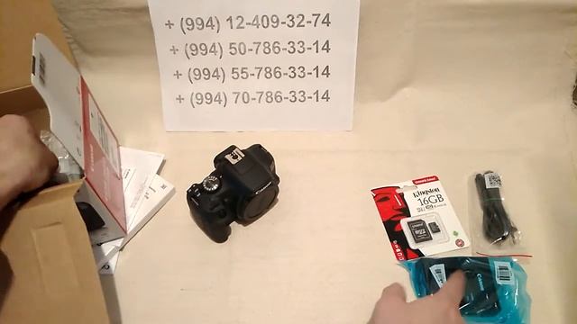 Фотоаппарат Canon EOS 2000D 18-55 kit в Баку / Bakida смотреть онлайн