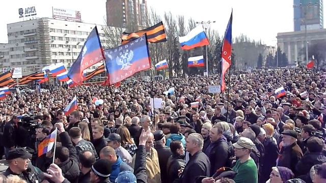 Донецк 15.03.2014: ДОНЕЦКАЯ РЕСПУБЛИКА смотреть онлайн