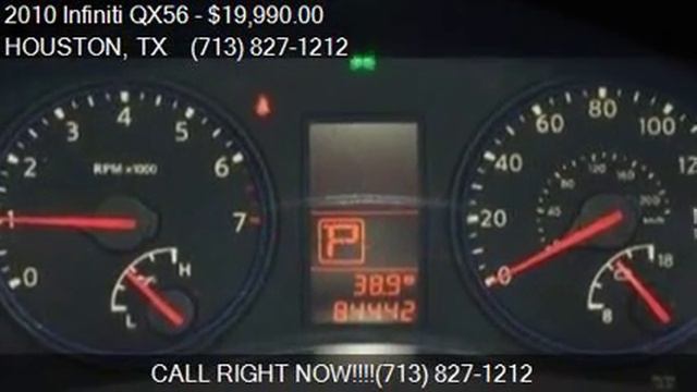 2010 Infiniti QX56 Base 4x2 4dr SUV for sale in HOUSTON, TX смотреть онлайн