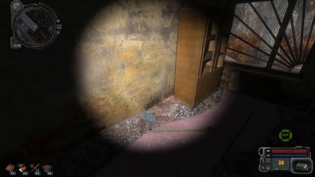 STALKER Живая Зона, осмотр центра Припяти. смотреть онлайн