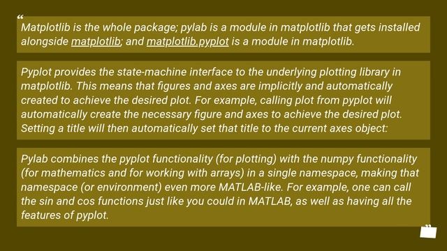 What is the difference between pylab and pyplot? смотреть онлайн