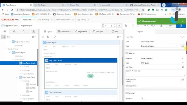 Oracle APEX Tutorial(39)-How to Flip Region in Oracle Apex 5.1/18.1/19.1 смотреть онлайн