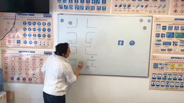 Знак ДВИЖЕНИЕ ПРЯМО. Особенности знака Движение прямо и его отличие от знака Одностороннее движение смотреть онлайн