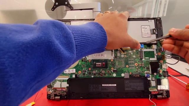 T480 Laptop Lenovo Thinkpad Type 20L6 - How to service - Motherboard Replacement смотреть онлайн