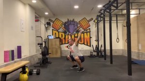 Приседания с штангой над головой