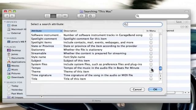 Mac Finder/Spotlight - Locate System Files