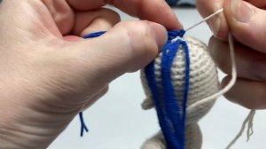 Делаем волосы вязаной кукле. Волосы из пряжи, которые можно собрать в причёску.