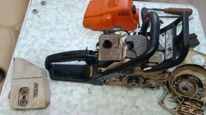 4 способа как открутить маховик на бензопиле stihl. Кратко и понятно