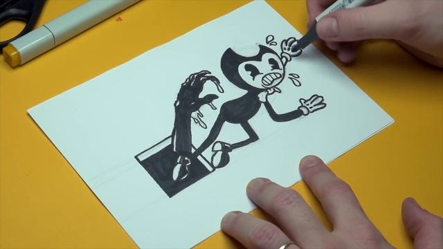 4 Amazing BENDY AND INK MACHINE Paper Craft and Doodles for FANS смотреть онлайн