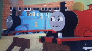 Sodor fallout Thomas and James at knapford station (ft. death of Trevor)