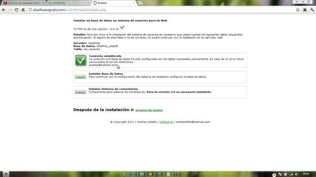 Sistema de usuarios Gratis php html ajax css3 version 3.0 смотреть онлайн