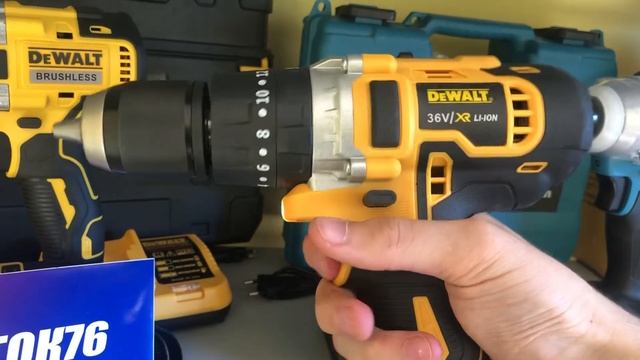 Ударный шуруповёрт dewalt 36v Вороток76 смотреть онлайн