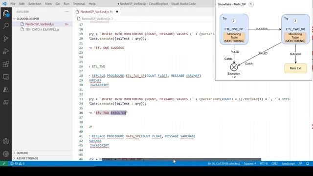 Snowflake Nested Stored Procedure, Error Handling and Variable Binding – Part 5 смотреть онлайн