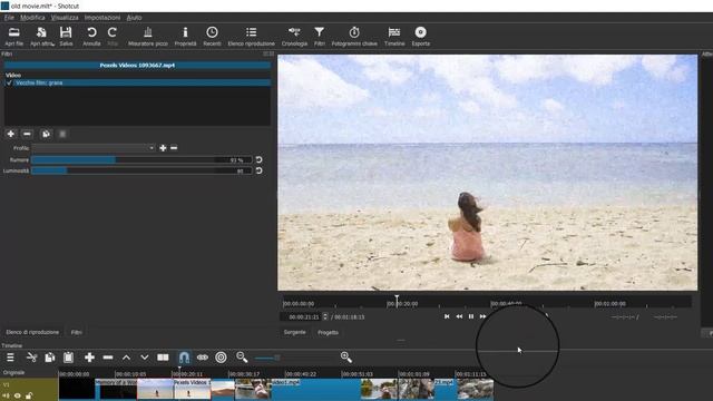 Effetti vecchi film per video con Shotcut смотреть онлайн