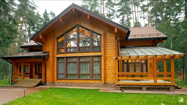 Дома из профилированного бруса: проекты коттеджей и домов из профилированного бруса под ключ, фото смотреть онлайн