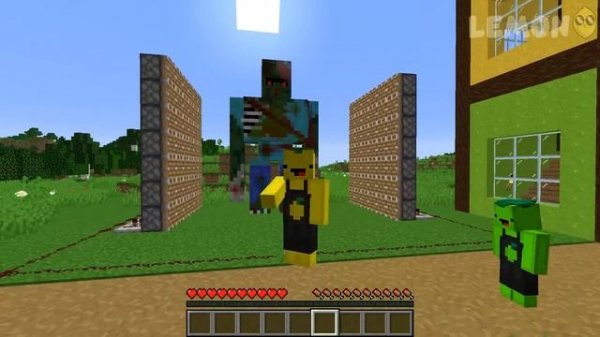 How to SPAWN SECRET MUTANT BOSS GOLEM + ZOMBIE in Minecraft ! LEMON AND LIME MAKE MOB !