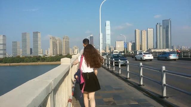 г.Чанша. Провинция Хунань. Мост. смотреть онлайн