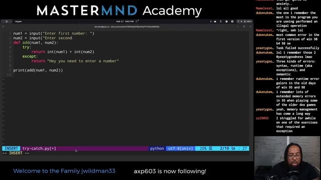 Intro to Coding with Python - Errors Handlers and File Operations смотреть онлайн