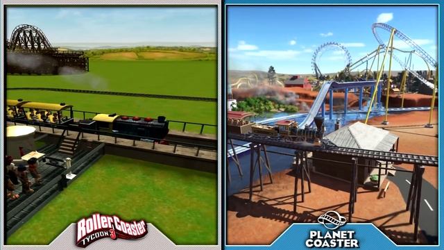 RCT3 COMPLETE EDITION Vs PLANET COASTER смотреть онлайн