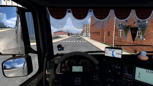 4K | ETS2 1.46 | Volvo FH16 2009 by Pendragon | Copenhagen (DK) - Liverpool (GB) | ETS2 Mods смотреть онлайн