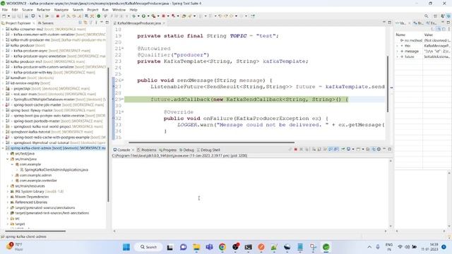 Kafka with Java Part 6: Kafka Message Producer with ListenableFuture смотреть онлайн