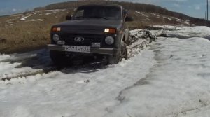 НИВА везёт на дачу.