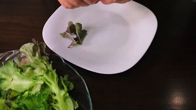 Салат с красной рыбой. Яркий и сочный! ~Salad with red fish~ смотреть онлайн