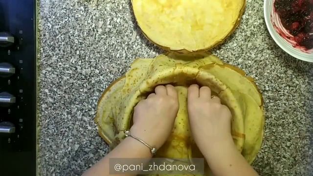 БЛИННЫЙ ТОРТ "Веснянка" ? + Рецепт Вкуснейших БЛИНОВ! смотреть онлайн