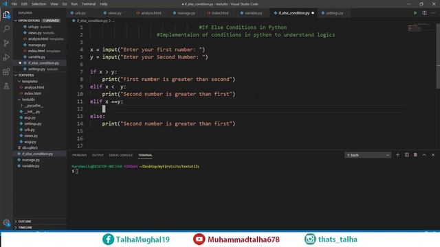 Python Tutorial for Beginners | If Else Statement in Python #2 смотреть онлайн