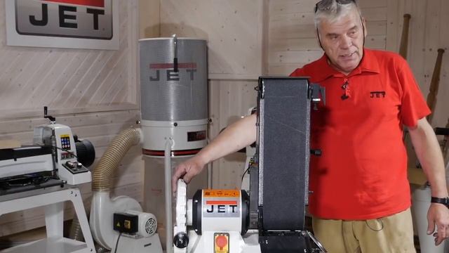 Обзор Станок шлифовальный тарельчато-ленточный JET JSG-96 708595M смотреть онлайн