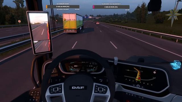 ETS 2 Работаю дальнобоем. RolePlay. Серия #88 смотреть онлайн