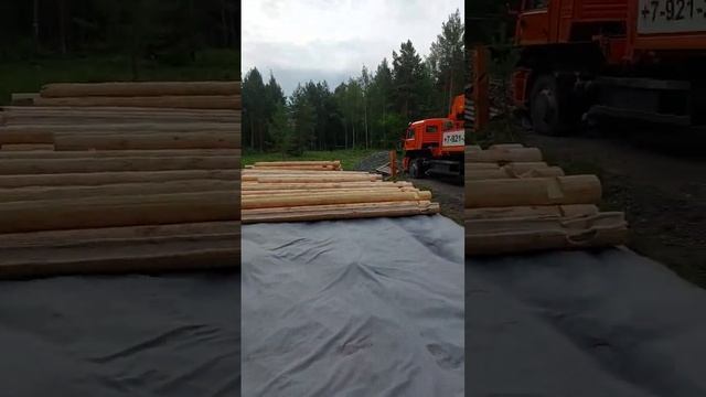 Сборка сруба в Карелии. смотреть онлайн