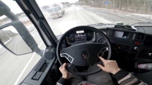 На RENAULT T  Тест что лучше Volvo или  Рено и про дальнобой ! Как  швед с французом  на трассе ?