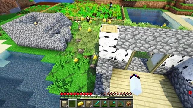 РЕБЕНОК И ДЕВУШКА Как пройти Майнкрафт, но ЗАЩИЩЕННЫЙ ДОМ НУБА ! НУБ И ПРО ВИДЕО MINECRAFT смотреть онлайн