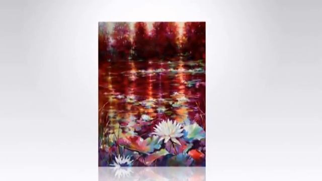 ХУДОЖНИК-ИМПРЕССИОНИСТ DONNA YOUNG ПЕЙЗАЖИ, музыка Гайдна смотреть онлайн