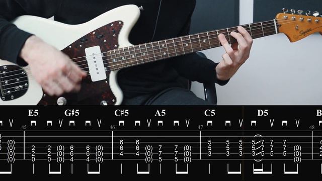 Nirvana - Lithium (Guitar Lesson with TAB) смотреть онлайн