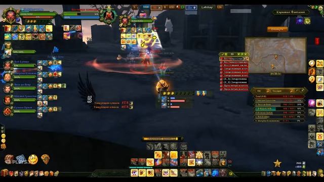 Аллоды Онлайн 9.0 Прохождение острова Карнавал Фантазий с наемниками (фиолетовый слой в 93-й зелени смотреть онлайн