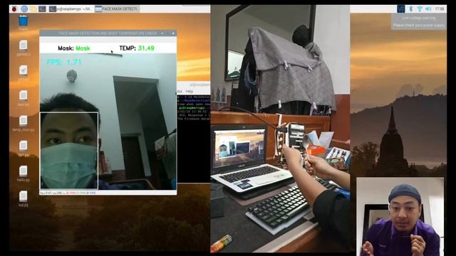 DEVELOPMENT OF AN AUTOMATED FACEMASK DETECTOR AND BODY TEMPERATURE CHECK смотреть онлайн