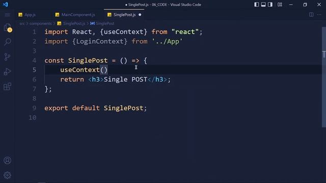 useContext React Hooks in EASIEST Way | React Context Hooks Tutorial #3 смотреть онлайн