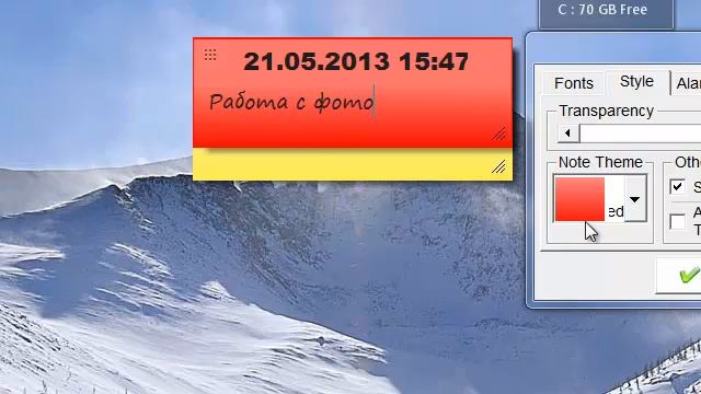 Как работать с программой 7 Sticky Notes смотреть онлайн