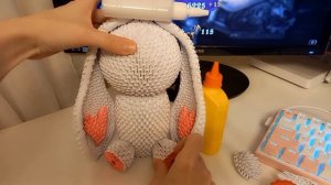 3d origami Rabbit tutorial | 3d origami lesson | 3d origami tutorial | Модульное оригами кролик