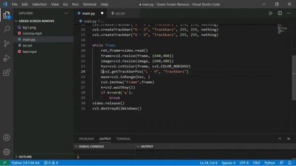 Remove Green Screen From Video & Add Background Using Python & Opencv | KNOWLEDGE DOCTOR | Mishu