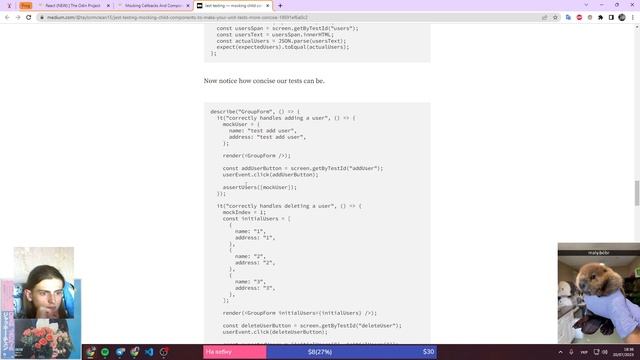 День 102(ч.2), C2: ?Java script с 0 - Учим React: propTypes, react router смотреть онлайн