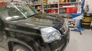 Установка светодиодных модулей AOZOOM A15 на nissan x trail t31
