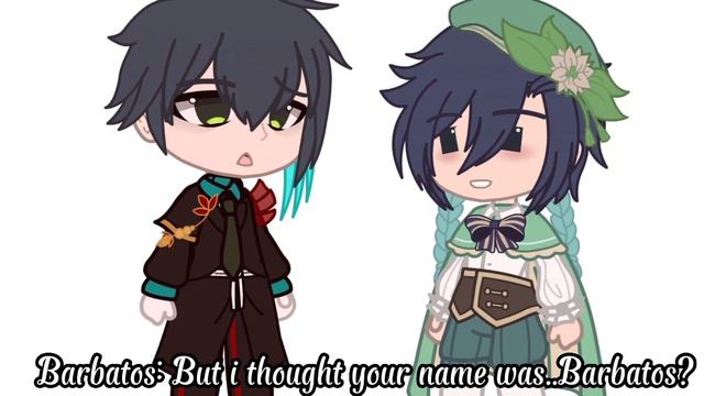 Barbatos Meets Barbatos || Genshin Impact x Obey Me! || Gacha Skit смотреть онлайн
