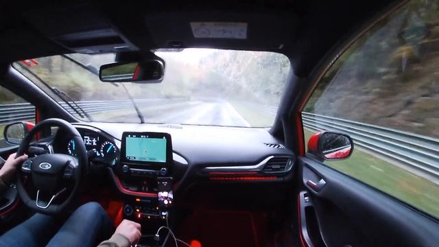Nurburgring Nordschleife Touristenfarht Hotlap : Ford Fiesta Mk8 ST-Line ( Rain ) 27.10.19 смотреть онлайн