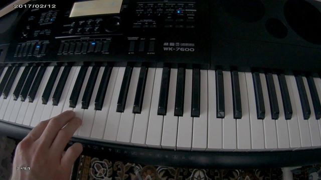 New Order Blue Monday casio wk-7600 piano tutorial cover смотреть онлайн