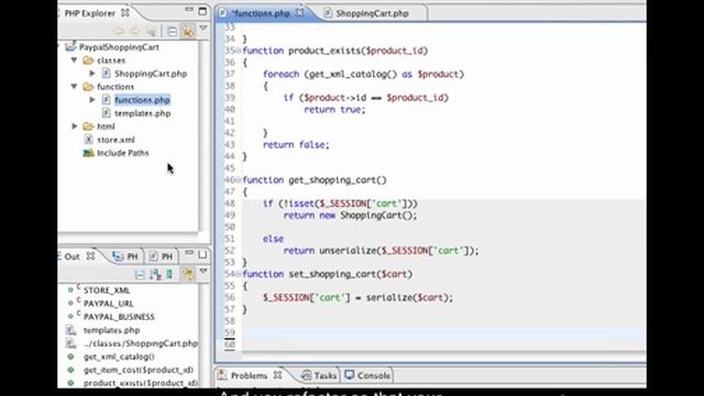 PHP Shopping Cart & Paypal Closed Captioned - Technology Overview смотреть онлайн