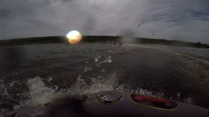 мотор Хайди 20 лс таскает ватрушку!